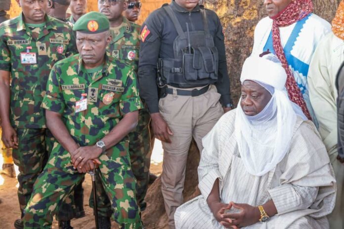 Nigerian Army General Visiting Community