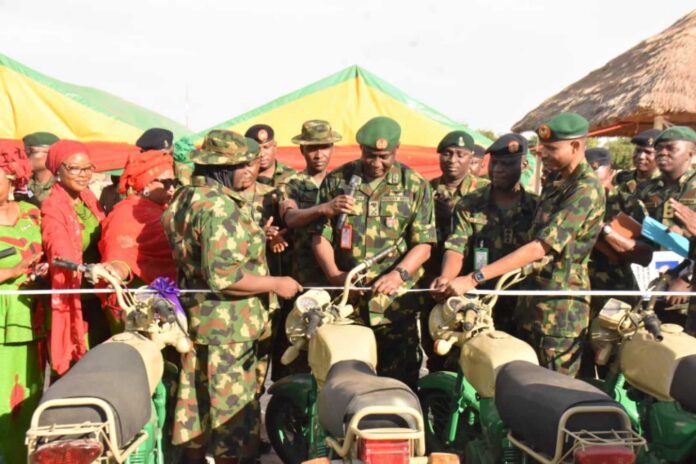 Nigerian Army Motorcycles Donation Women Empowerment