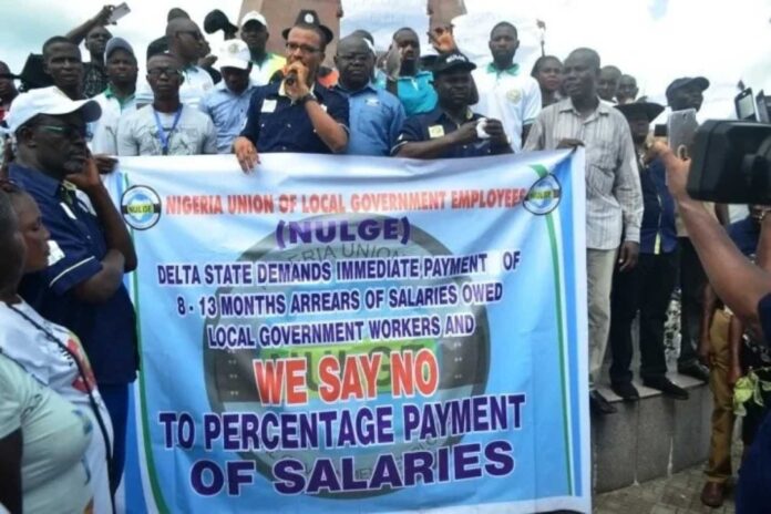 Nigerian Local Government Workers Protest