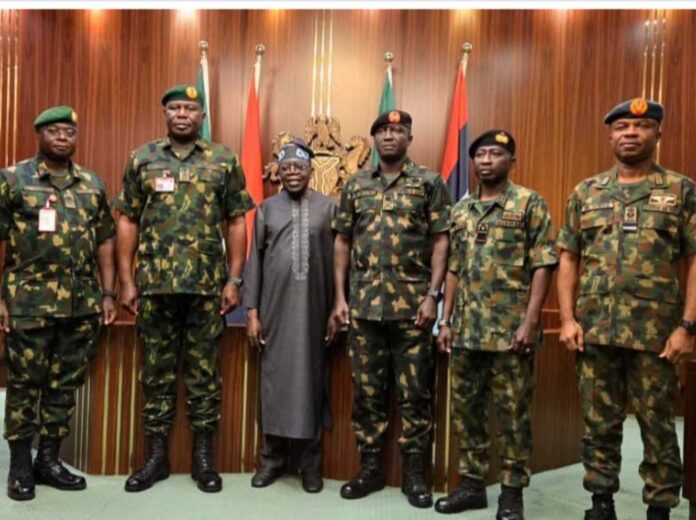 Nigerian Military Leadership Meeting