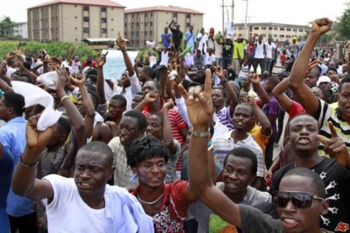 Nigerian Students Protesting