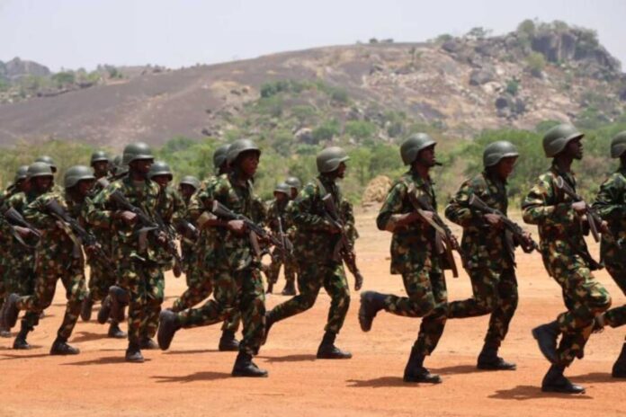 Nigerian Troops In Action