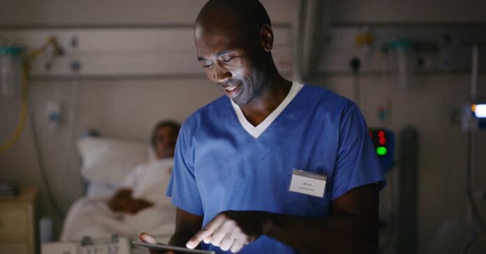 Nurse Sleeping Night Shift Aged Care