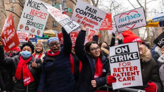 Nurses Strike New York City Hospitals
