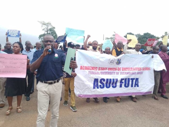 Ondo State College Of Health Technology Protest