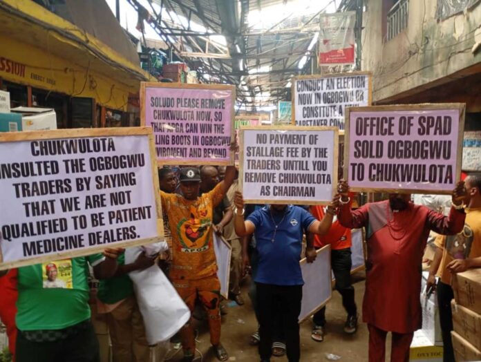 Onitsha Main Market Traders Protest
