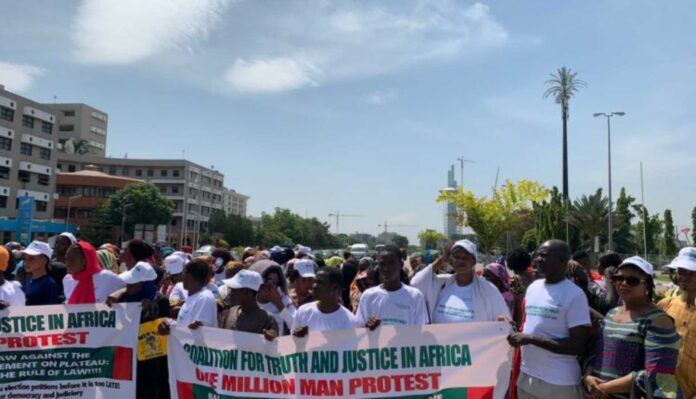 Pdp Protest Justice In Plateau State