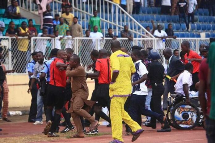 Remo Stars Crowd Trouble Football Match