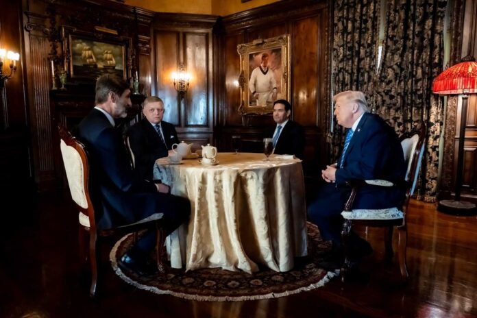 Robert Fico Donald Trump Meeting