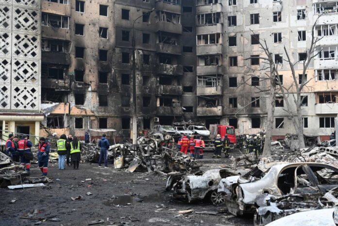 Russia Ukraine War Bombing