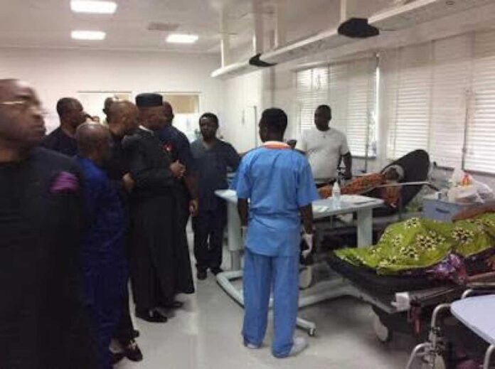 Senator Godswill Akpabio In Church