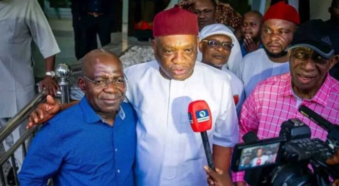 Senator Orji Kalu And Governor Alex Otti