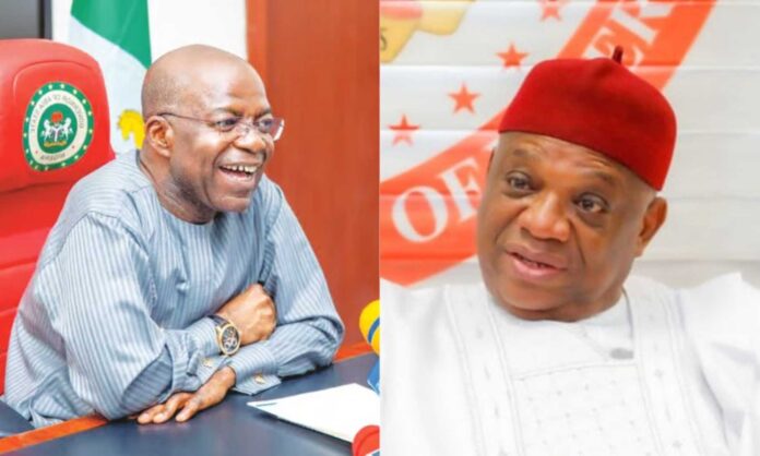 Senator Orji Kalu, Governor Alex Otti