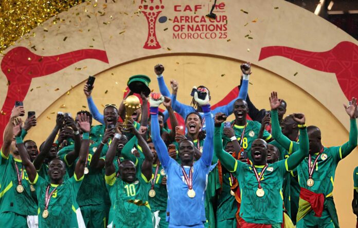 Senegal Afcon Celebration