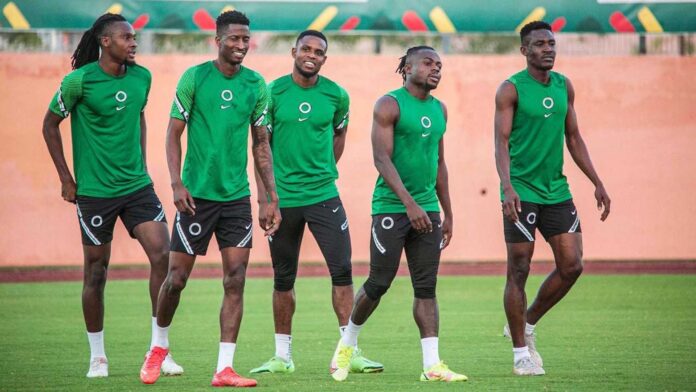 Super Eagles Players Training