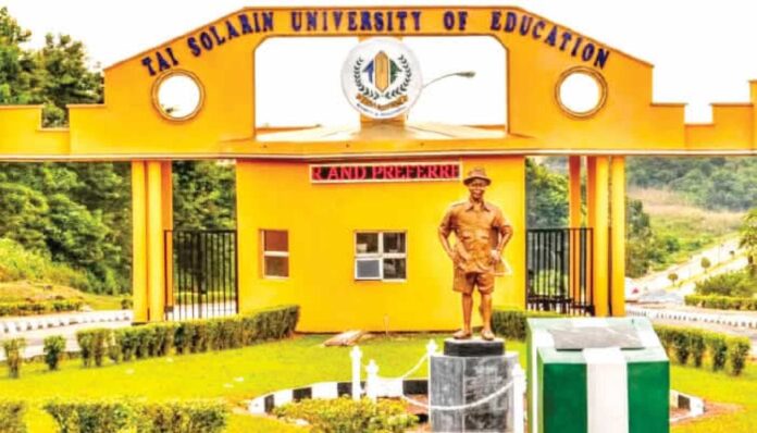 Tai Solarin Federal University Of Education Ogun State