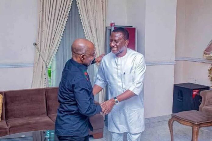 Uchechukwu Ogah And Governor Alex Otti Meeting