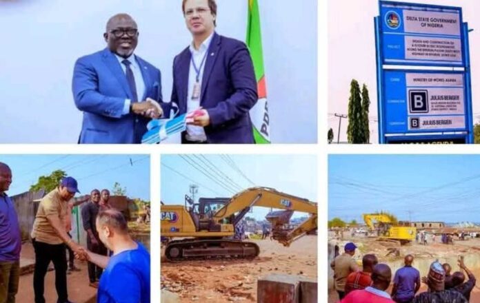 Uromi Junction Flyover Construction