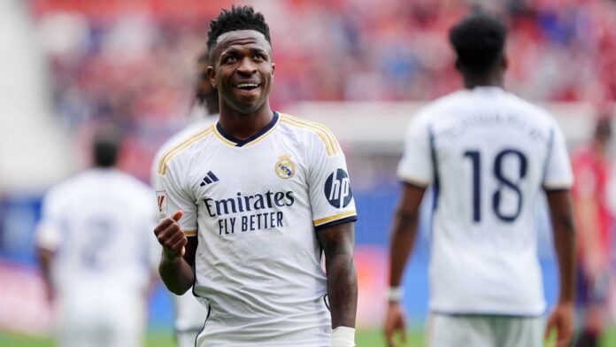 Vinicius Jr Playing For Real Madrid