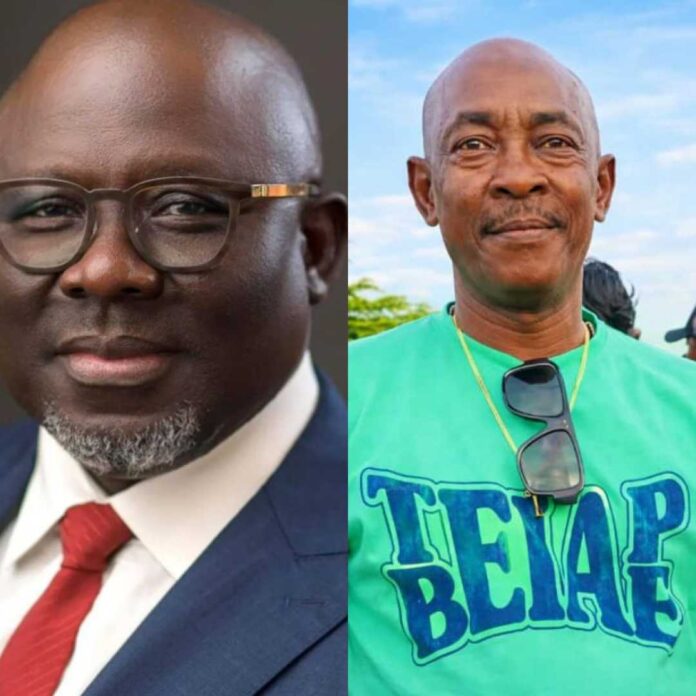 Wilfred Ndidi And Governor Sheriff Oborevwori