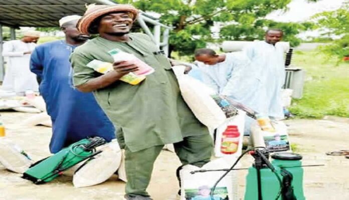 Yobe State Farmers Receiving Agricultural Equipment