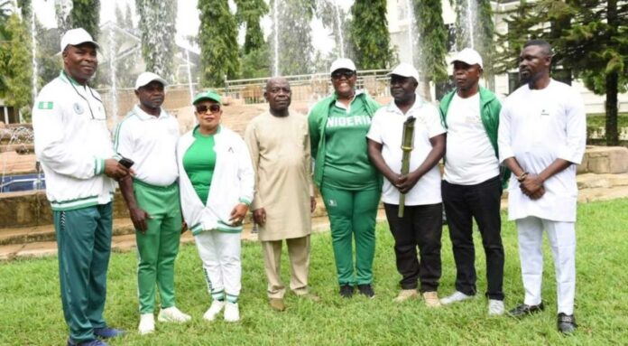 Abia State Governor Alex Otti Receiving Torch