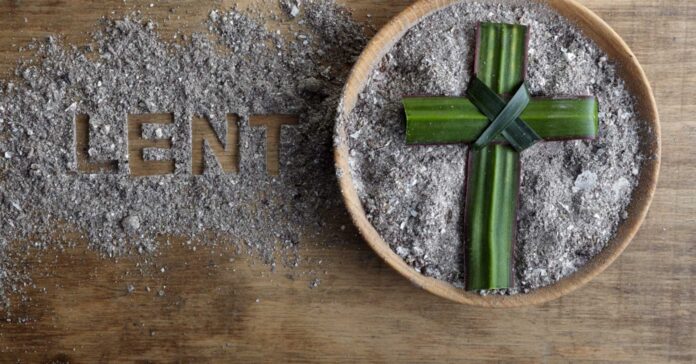 Ash Wednesday Ritual Ashes Cross