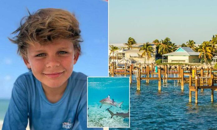 Boy Swimming Rescue Family