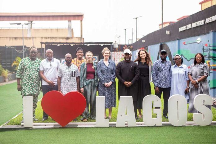 British Cycling Delegation In Lagos