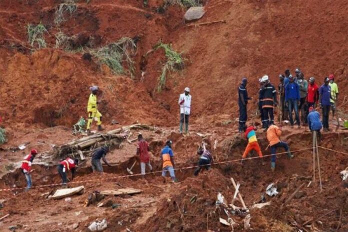 Congo Mine Landslide Rescue Operation