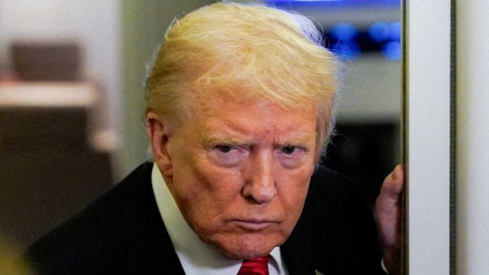 Donald Trump Air Force One Iran Negotiation