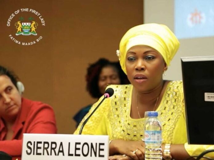 Fatima Maada Bio First Lady Sierra Leone