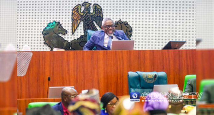 Femi Gbajabiamila Addressing A Crowd