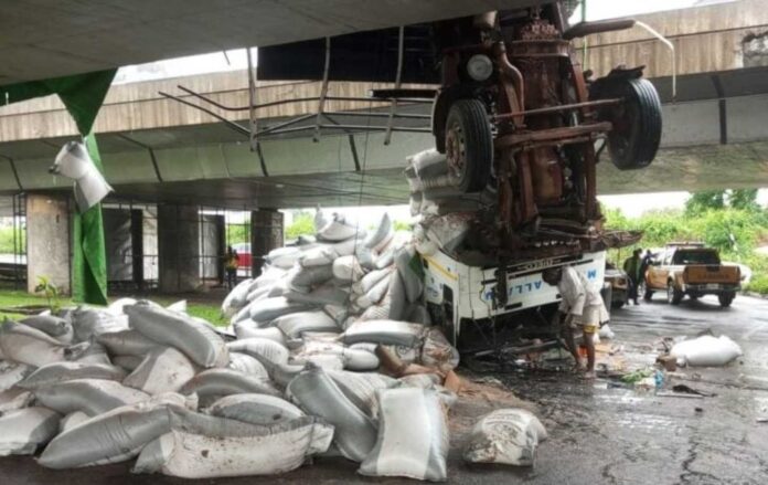 Granite Truck Accident Lagos