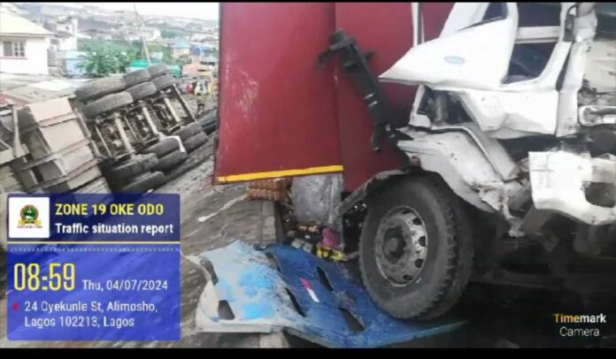 Lagos State Traffic Management Authority Truck Accident