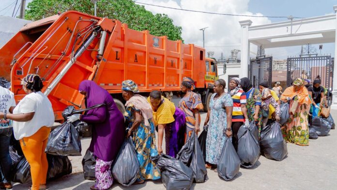 Lagos Waste Management Authority Enforcement Operation