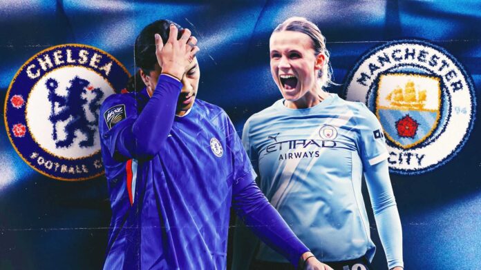 Manchester City Vs Chelsea Wsl Football