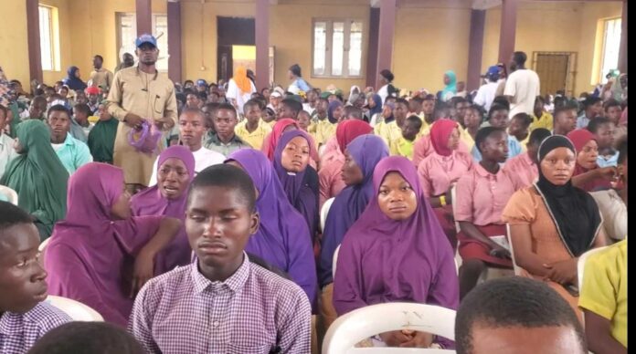 Nigeria Students Receiving Examination Forms