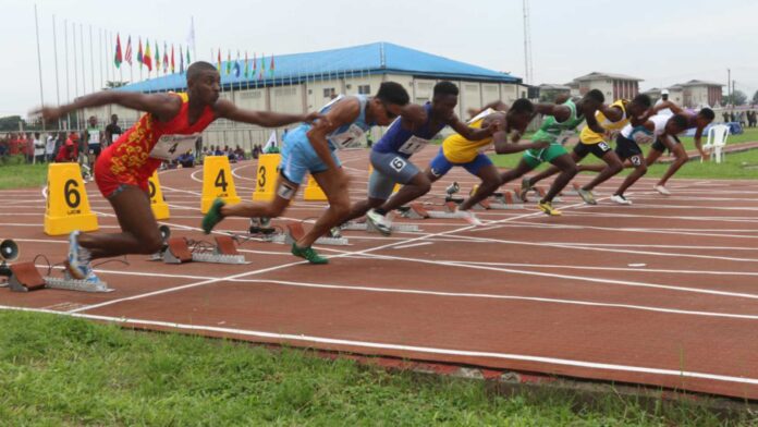 Nigerian Athletes Training