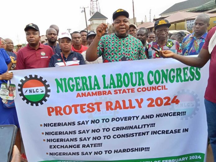 Nigerian Labour Congress Protest