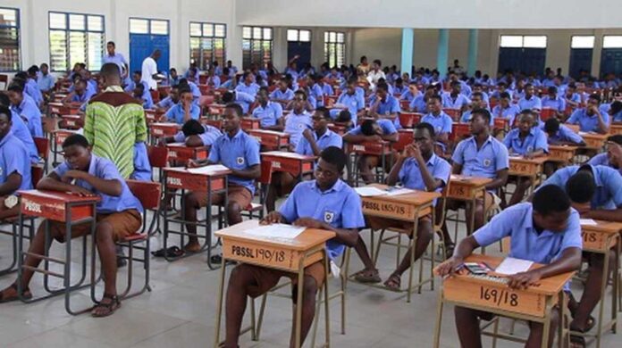 Nigerian Students In Examination Hall
