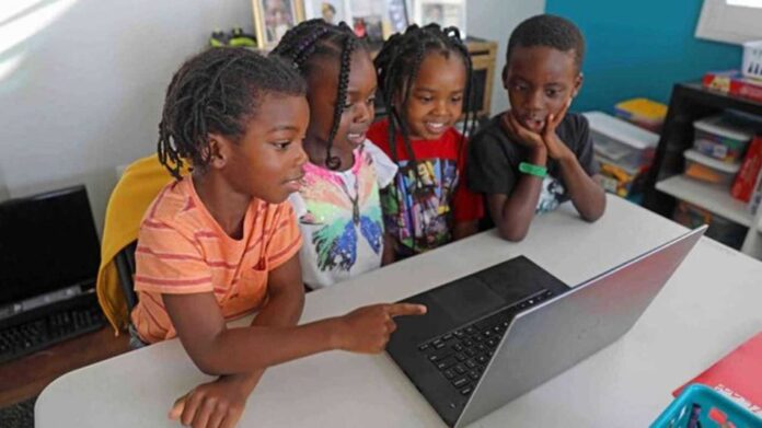 Nigerian Students With Laptops