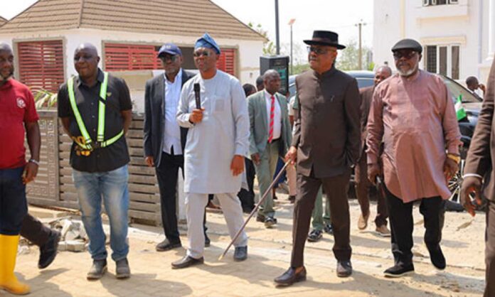 Nyesom Wike Inspecting Judiciary Housing Project