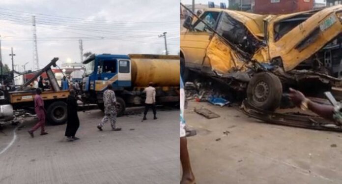 Oshodi Apapa Expressway Truck Collision