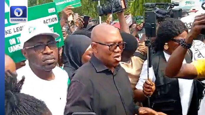 Peter Obi Protest National Assembly