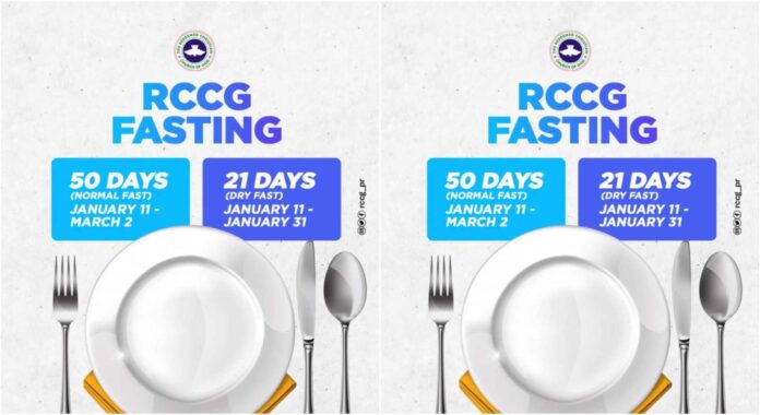 Rccg Fasting And Prayer