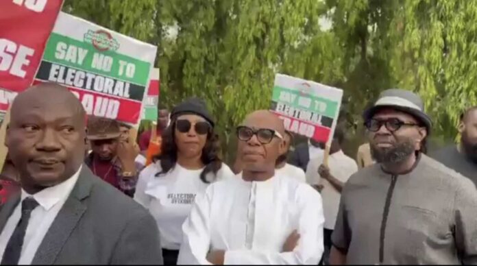 Rotimi Amaechi Protest Demonstration