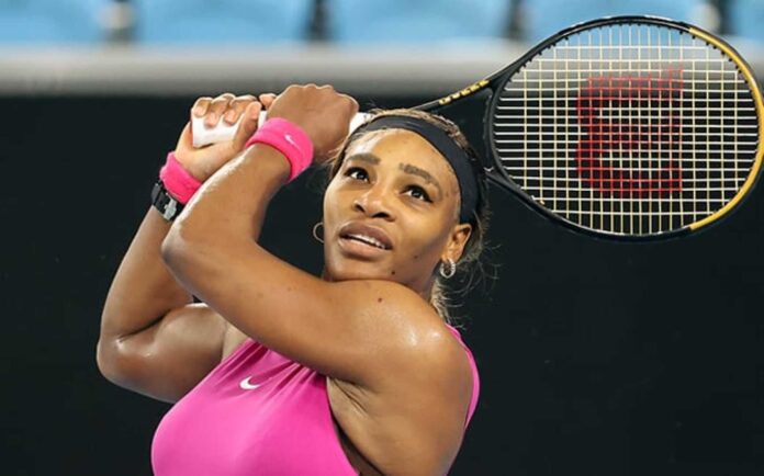 Serena Williams Playing Tennis
