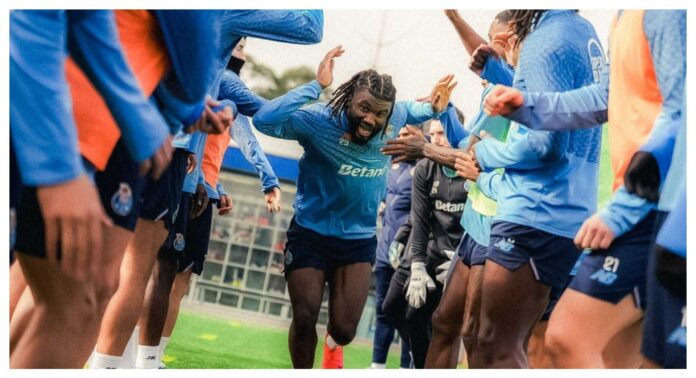 Super Eagles Striker, Moffi, Porto Training