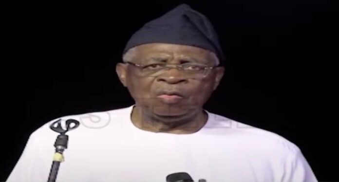 Theophilus Danjuma Speaking At Event